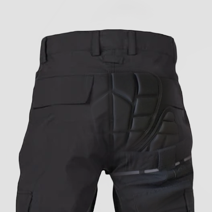 Impact shorts with breathable mesh