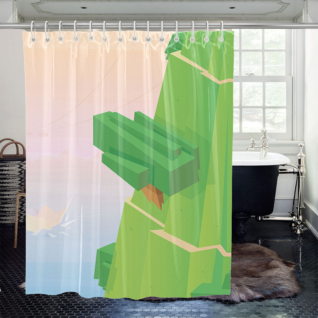 Tree Aesthetic Minecraft Shower Curtains Southcase