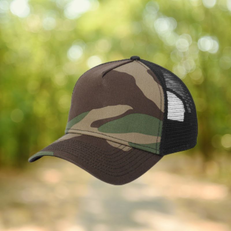Leather Patch Cap - New Era® Snapback Trucker Cap