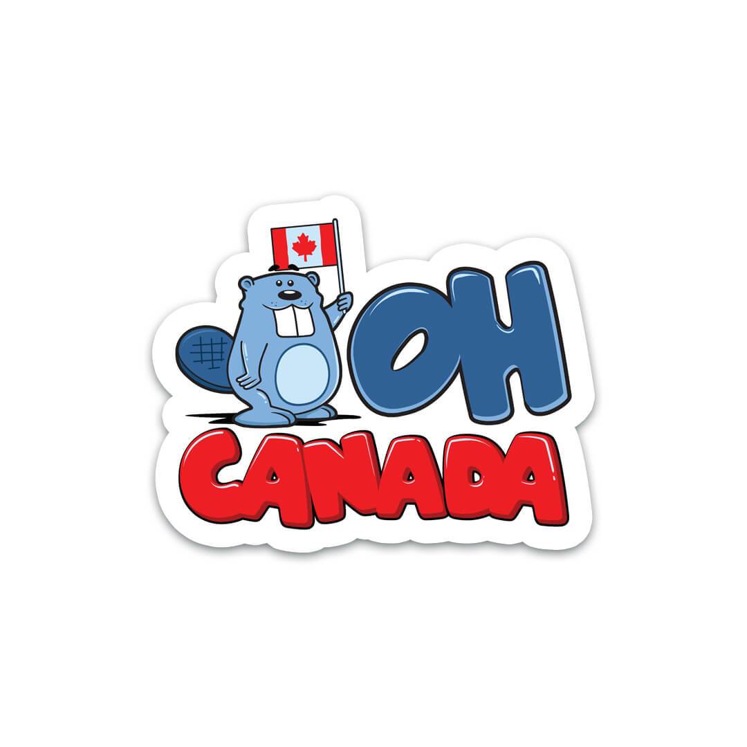 Oh Canada Sticker Waterproof Durable And Cute Vinyl Stickers Soshl Tags 
