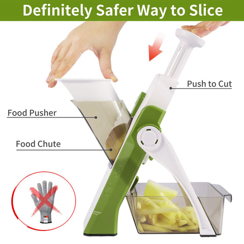  Starfrit Pump'N'Slice Chopper and Slicer, One Size