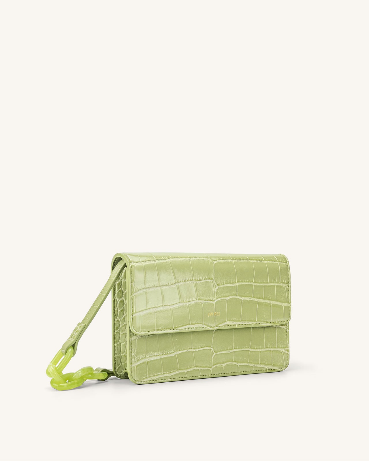 Grace Box Bag - Lime Green Lizard Online Shopping - JW Pei