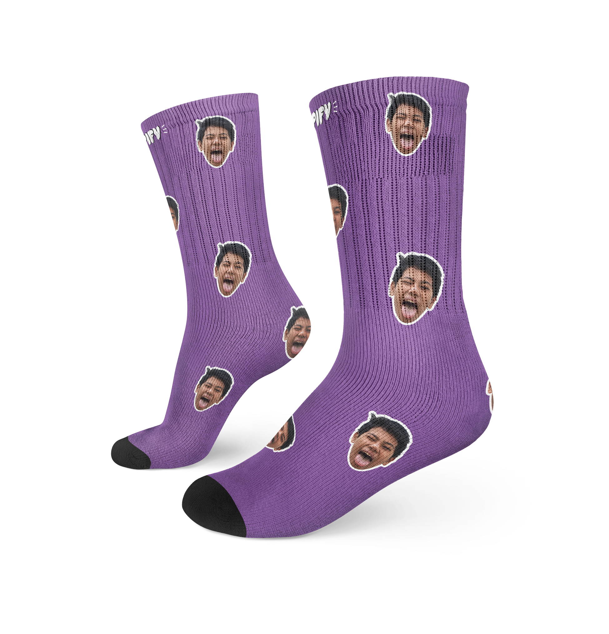 Download Plain Custom Face Socks - Happify Socks