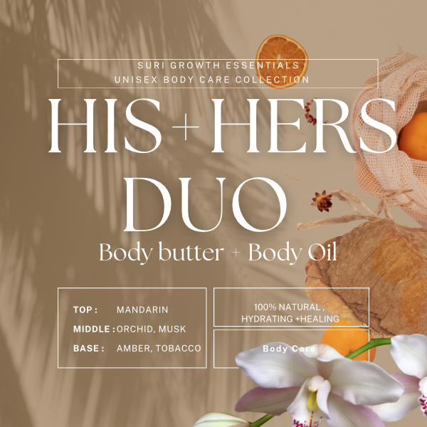 His + Hers Body Care Set (Body Oil + Body Lotion)