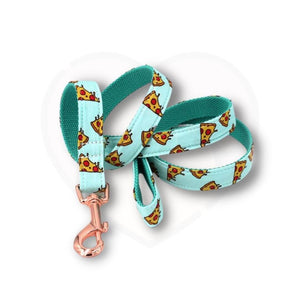 Pizza Print Harness, Collar and Lead Set