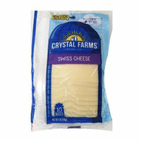 Crystal Farms Swiss Cheese Slices 12 oz