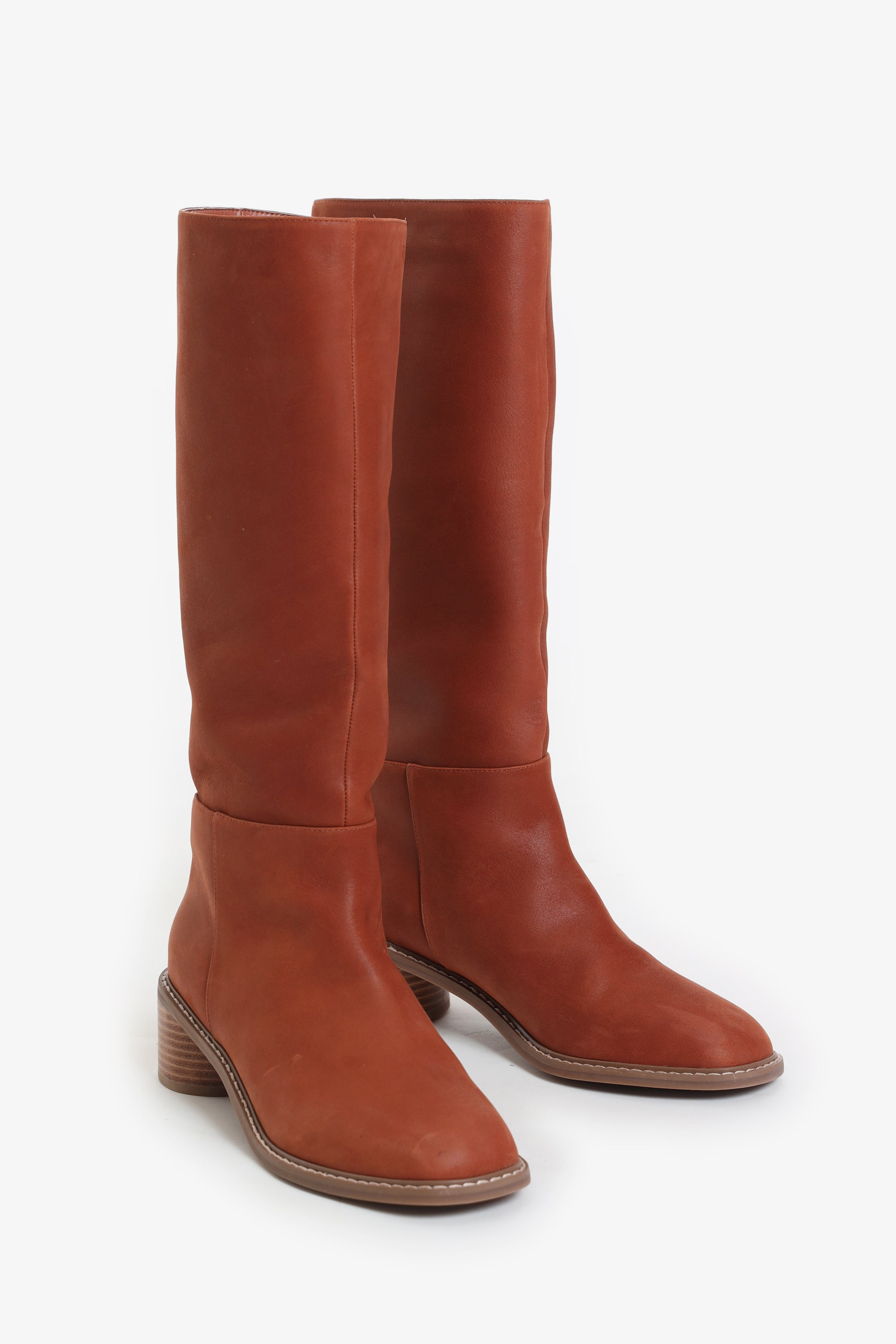 tall brown boots