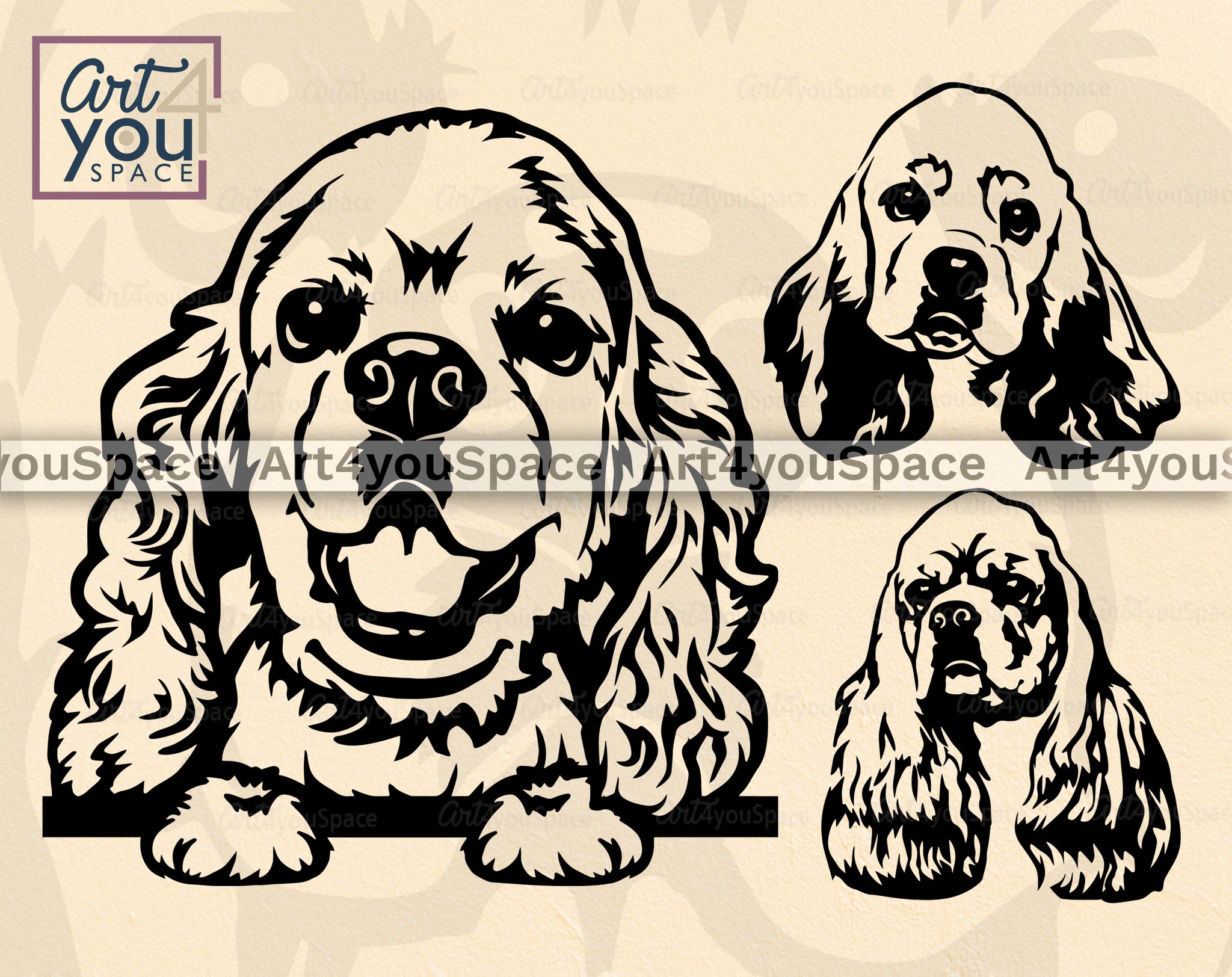 free cocker spaniel clipart