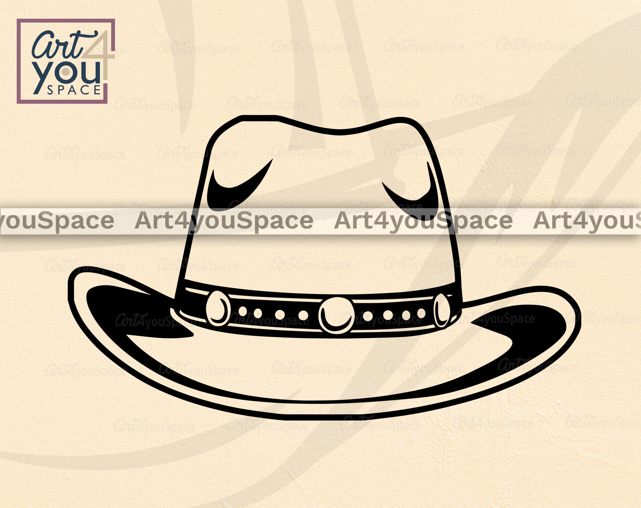 Download Cowboy Boot Hat Svg Png Dxf Cricut Clipart Vector Download Art4youspace