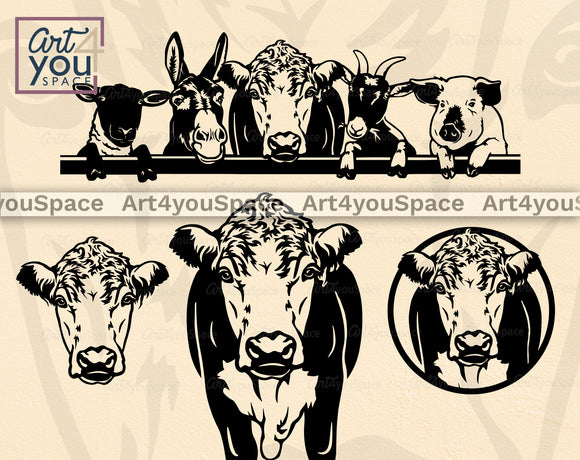 herferd cow clipart