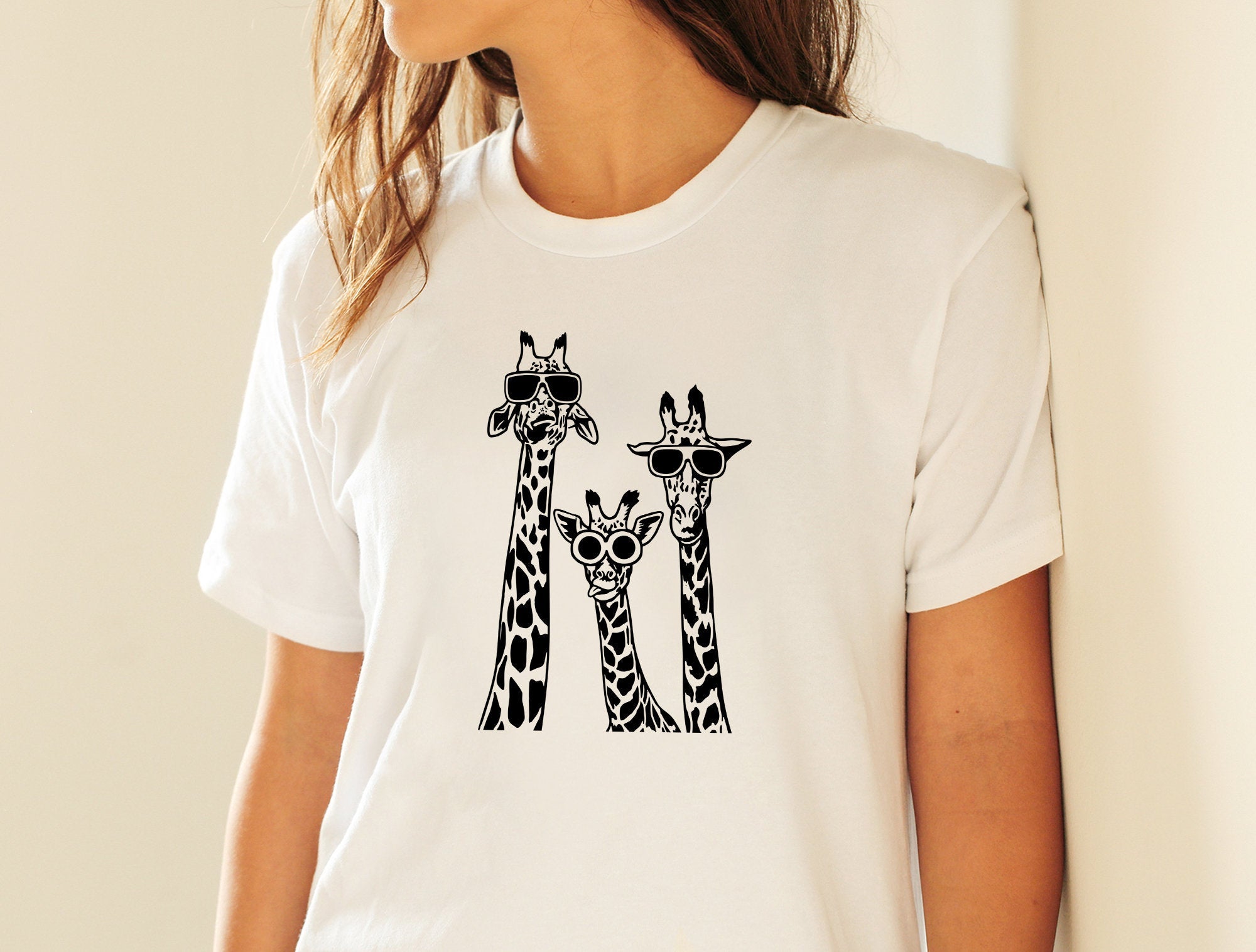 Giraffes With Sunglasses SVG Cricut, Safari Animal, Zoo Vector Clipart ...