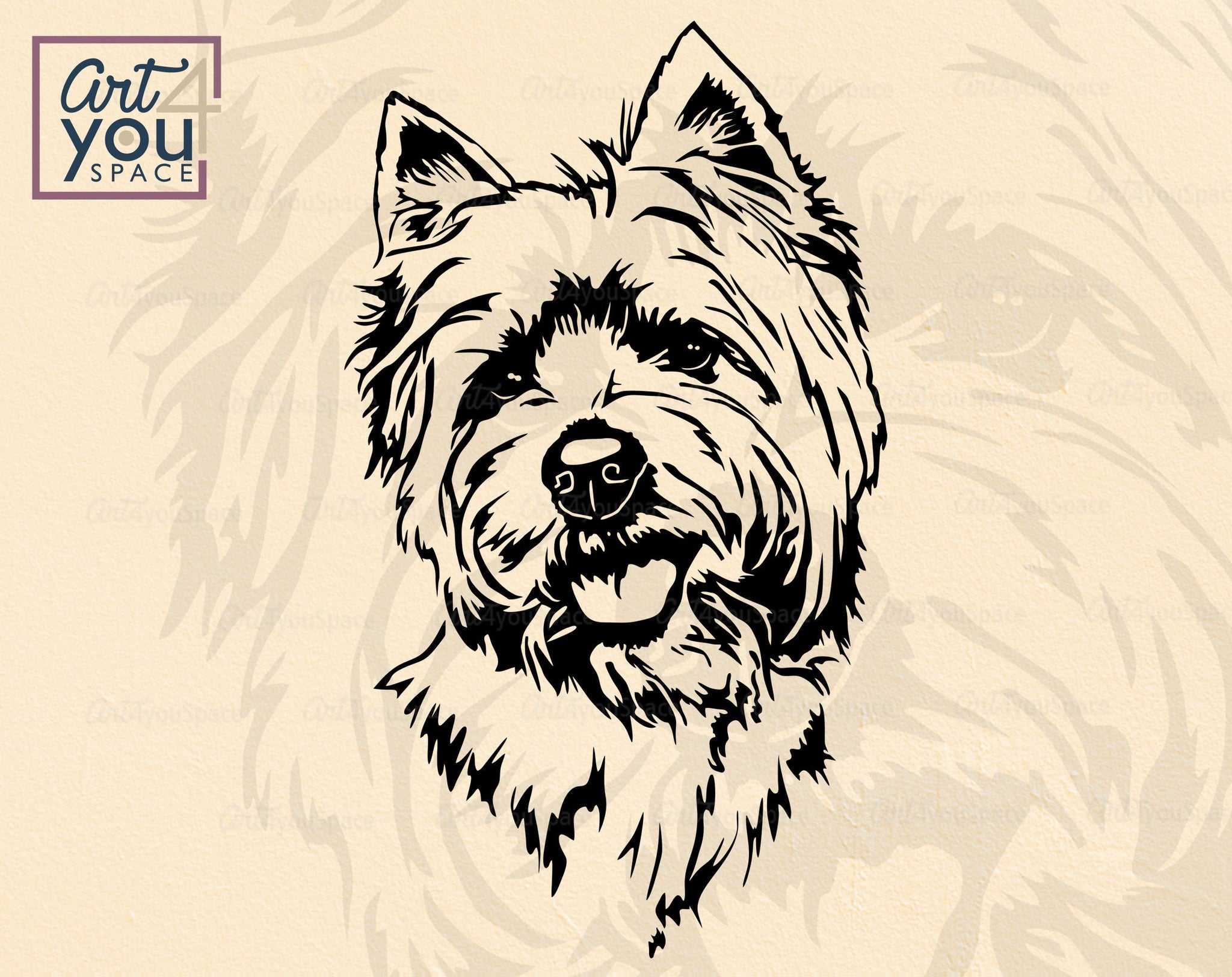 west highland terrier clipart