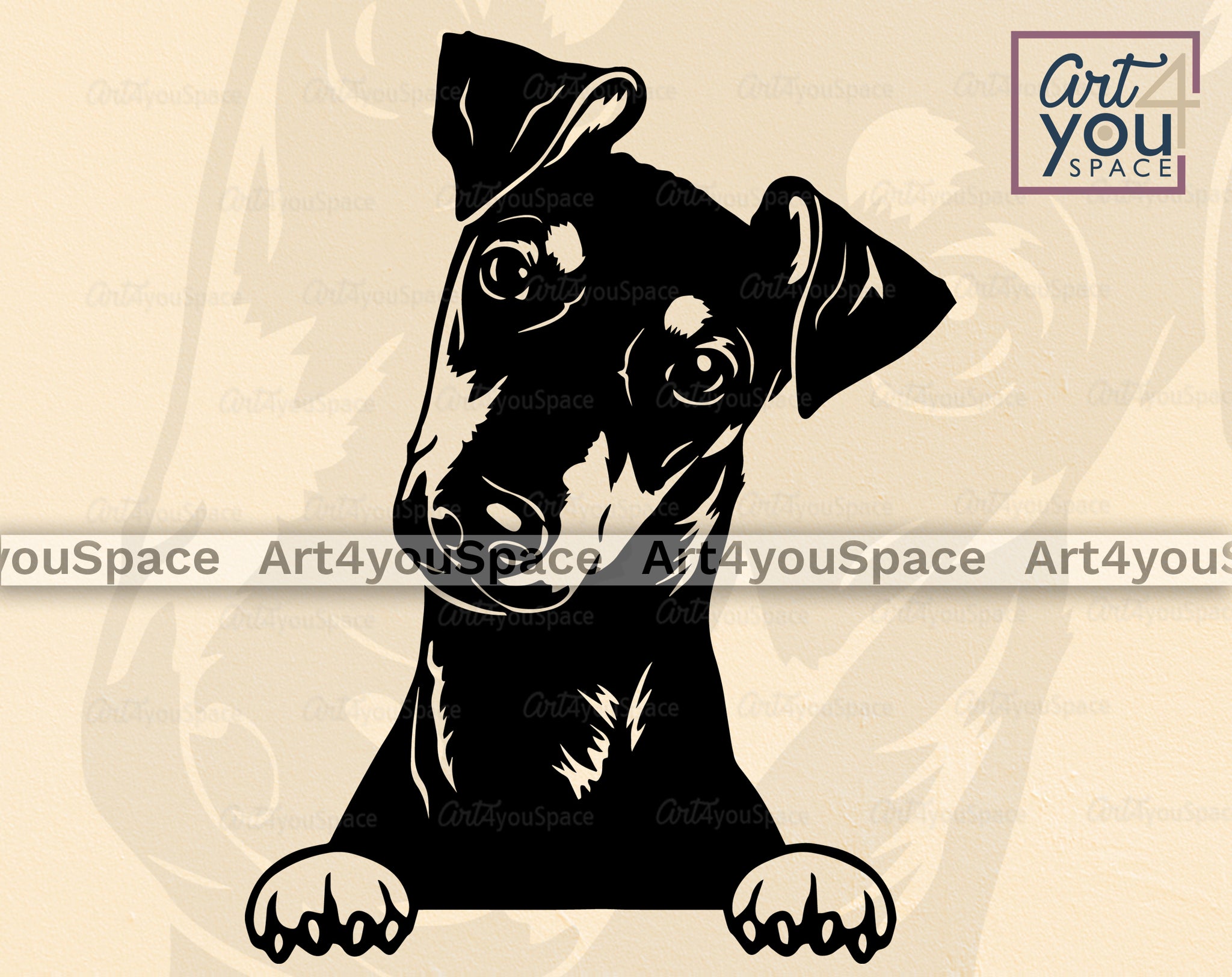 Manchester Terrier SVG PNG DXF, Cricut, Clipart Download, Vector, Prin