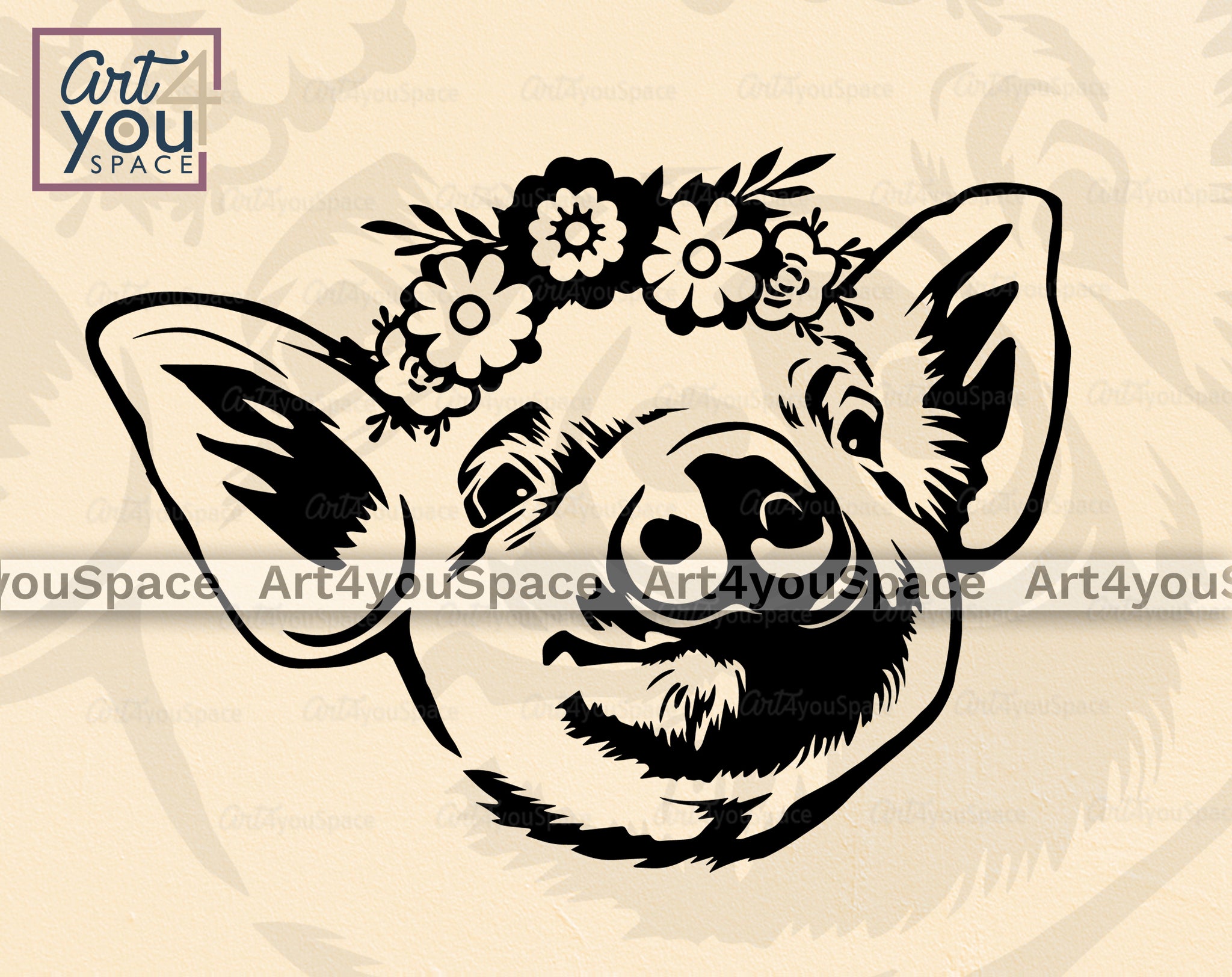 Download Farm Animals Svg Dxf Png Pig Duck Alpaca Pony Geese Turkey Flora Art4youspace