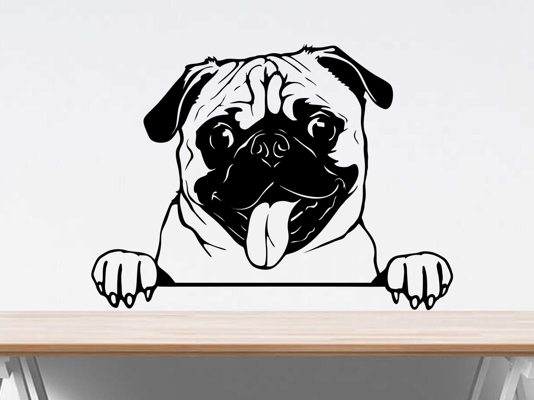 Pug Dog SVG PNG DXF Cricut, Clipart ,Download, Vector, Printable