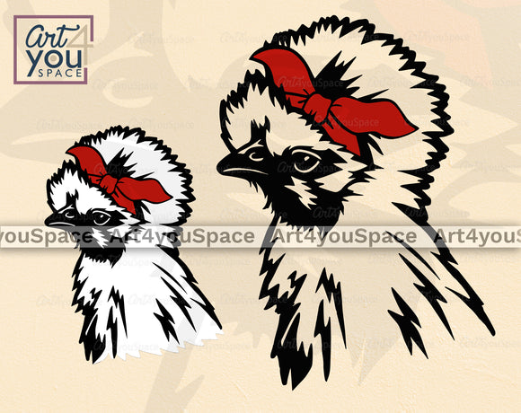 Download Poultry Designs Tagged Silkie Chicken Svg Art4youspace