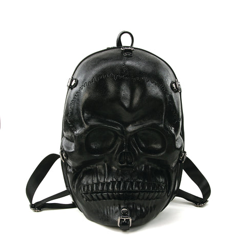 Sugar Skull Coffin Convertible Crossbody Bag Backpack in Vinyl