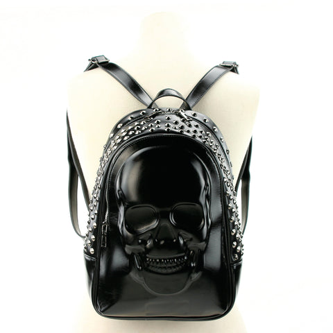 Skull Embossed Sling Bag in Vinyl – www.