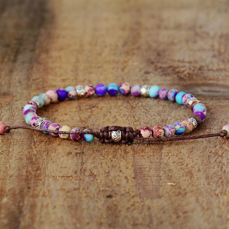 Holy Rebirth - Butterfly Charm Jasper Beads Bracelet - Satori Jewelry