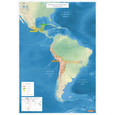 mapa culturas americanas