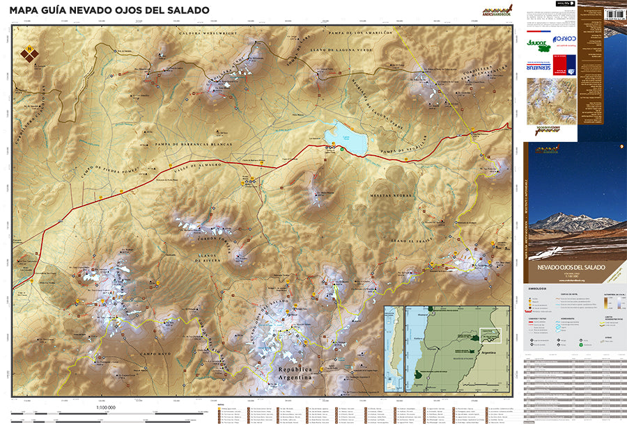 Mapa Ojos del Salado – Editorial Compass