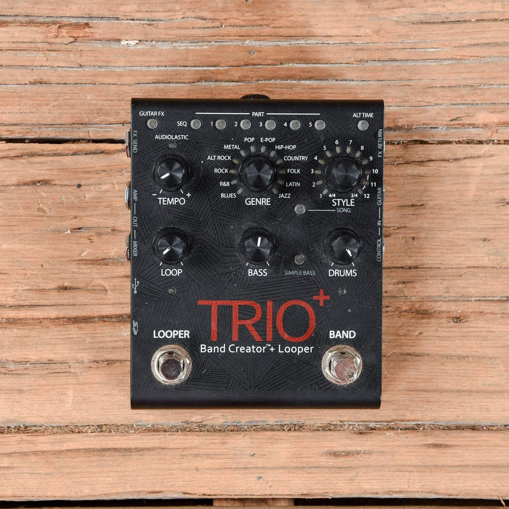 Digitech Trio Plus Band Creator with Looper Pedal w/FS3X