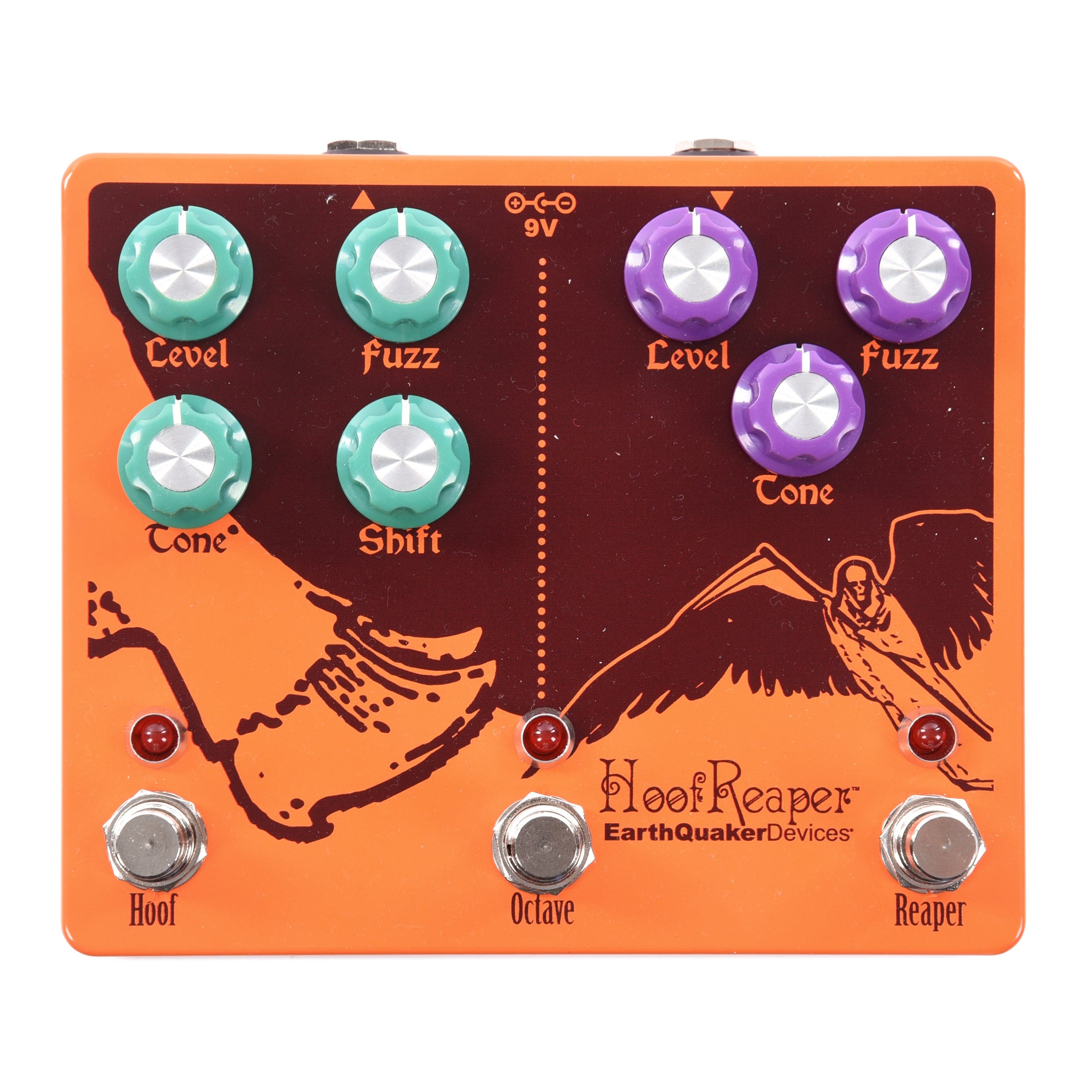 EarthQuaker Devices Hoof Reaper v2 Dual Fuzz w/Octave Up One-of-a-Kind  Color #04