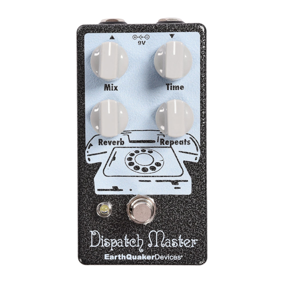 Earthquaker Devices Dispatch Master v3 Digital Delay & Reverb Silver  Hammertone & Pastel Blue