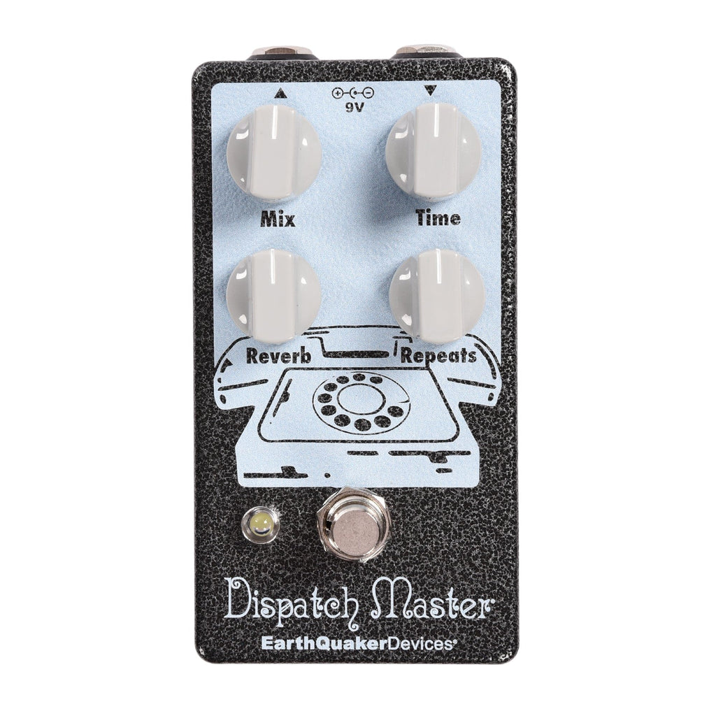 Earthquaker Devices Dispatch Master v3 Digital Delay & Reverb Silver  Hammertone & Pastel Blue