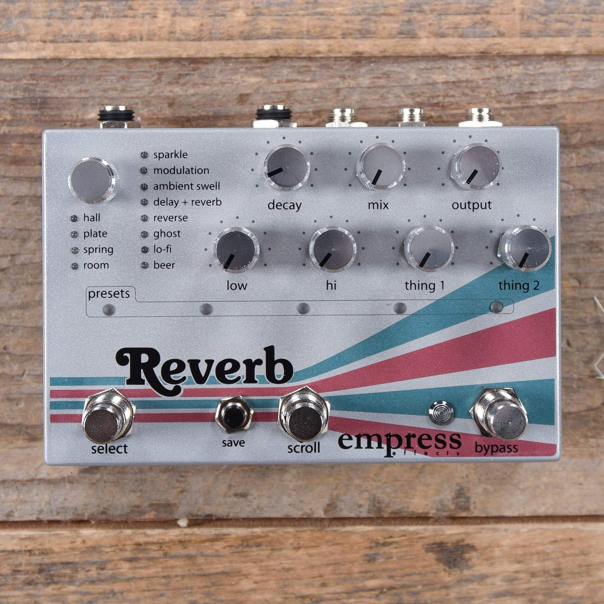 empress effects reverb - 器材