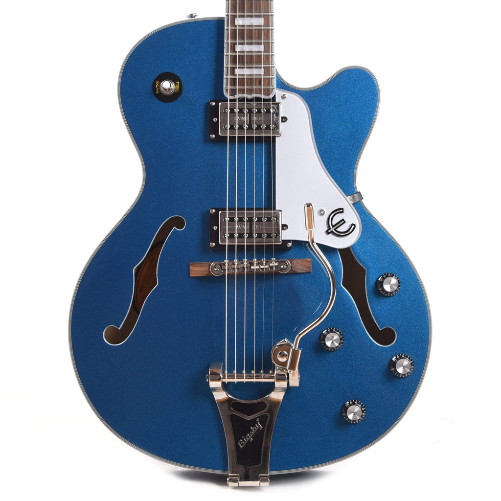 Epiphone Emperor Swingster Delta Blue Metallic w/Bigsby – Chicago