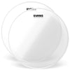 Evans 24" EQ4 Bass Drum Batter Head Clear (2 Pack Bundle) Drums and Percussion / Parts and Accessories / Heads