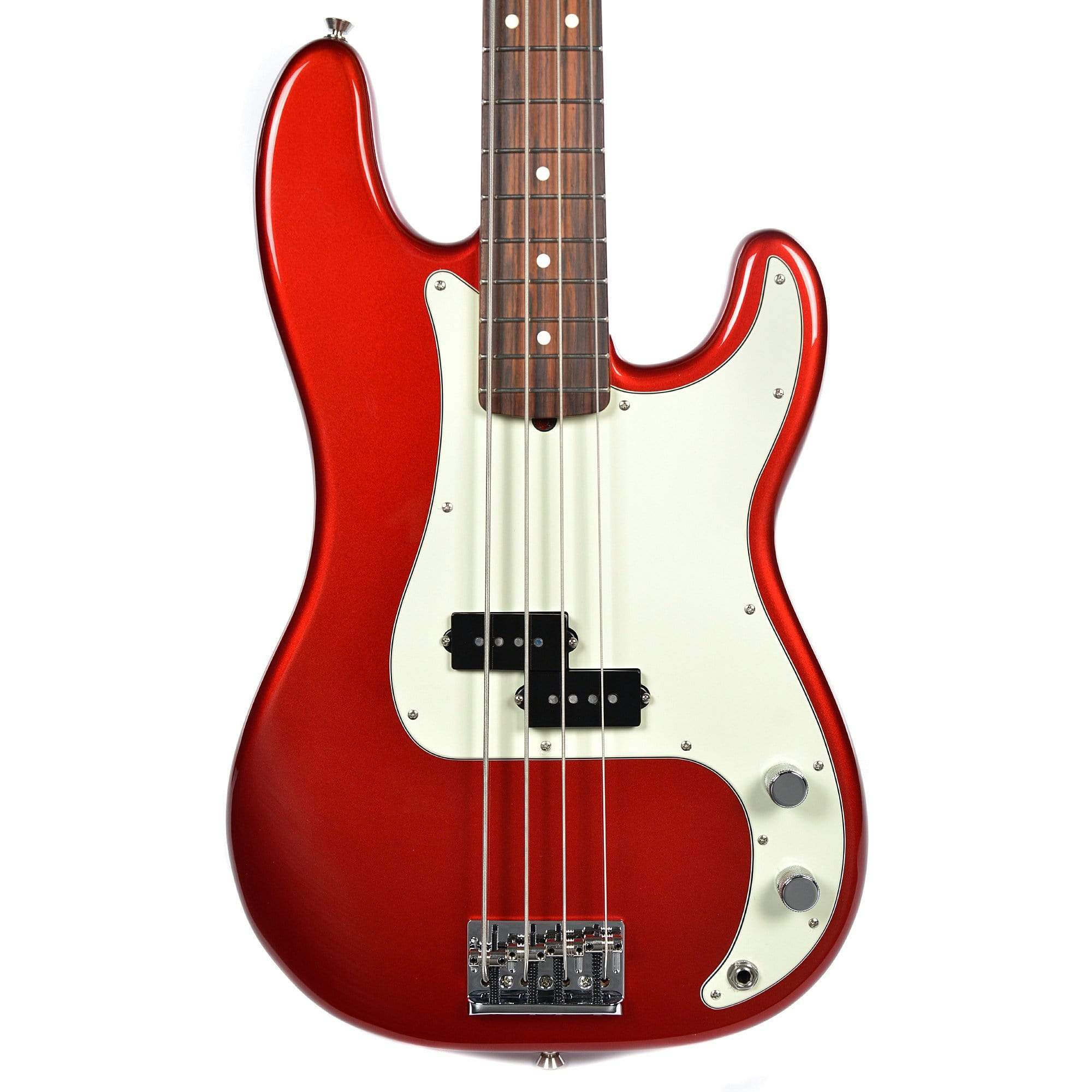 Fender American Pro Precision Bass Candy Apple Red – Chicago Music Exchange