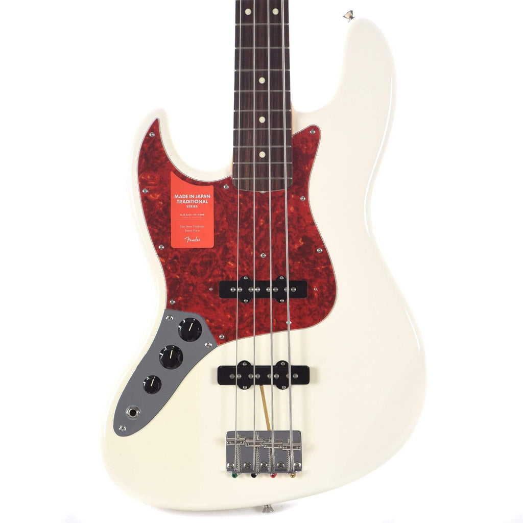 Fender MIJ Traditional 60s Jazz Bass LEFTY Arctic White – Chicago