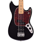 Fender Player Mustang Bass PJ Black w/Tortoise Pickguard – Chicago