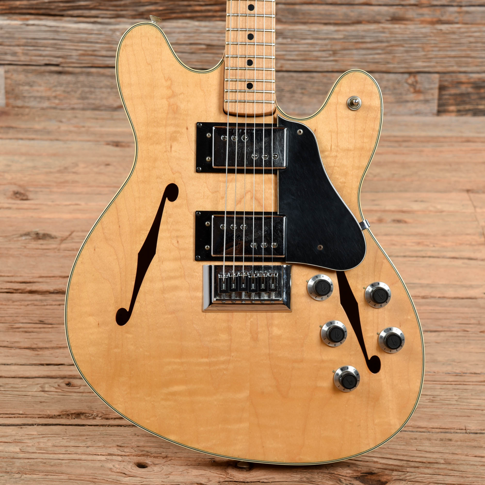 Autorizar Correa Oficiales Fender Starcaster Natural 1976 – Chicago Music Exchange