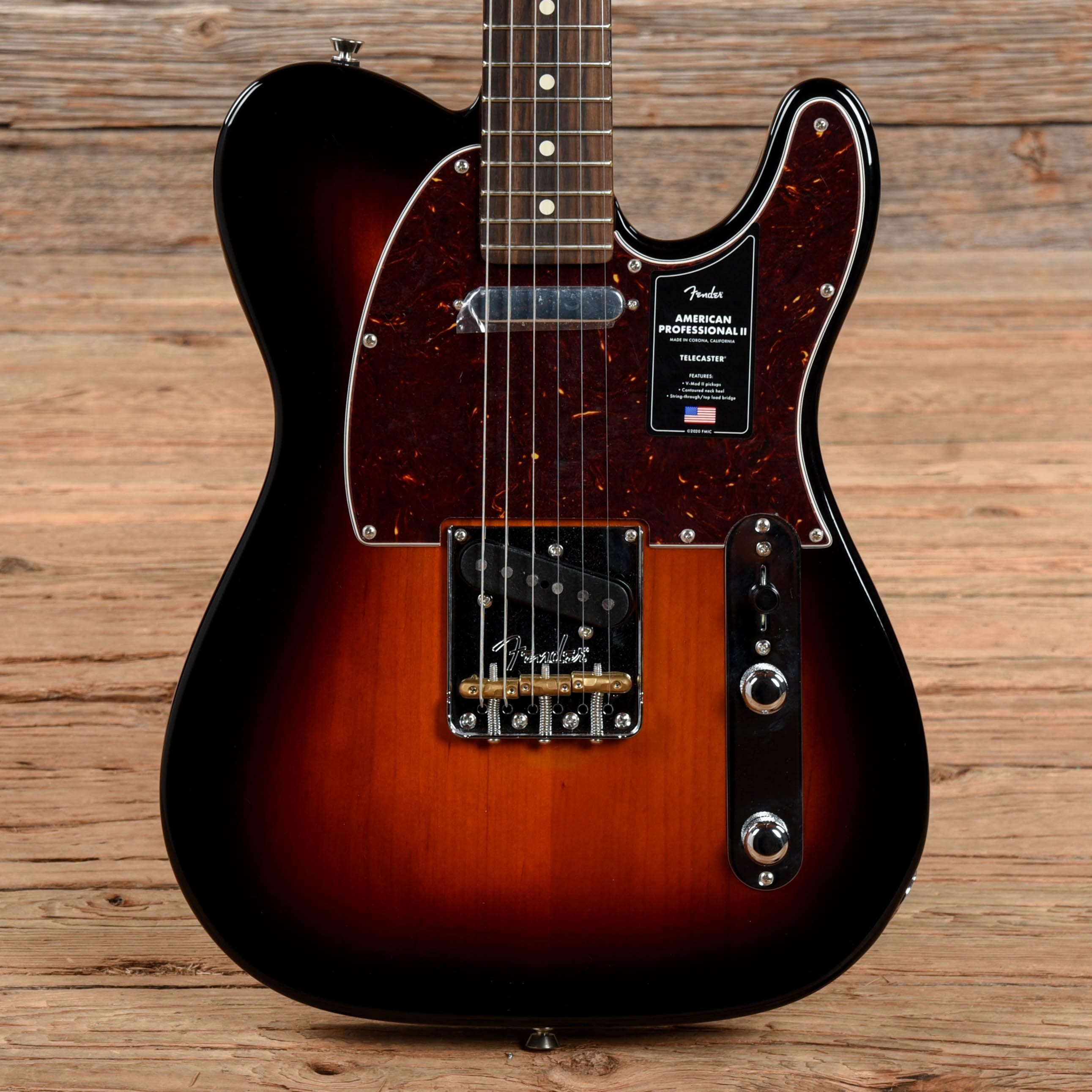 Fender American Professional II Telecaster 3-Tone Sunburst