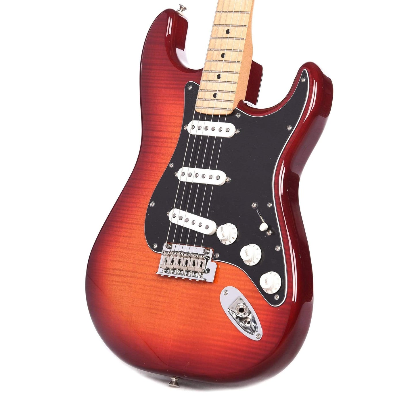 Fender Player Stratocaster Plus Top Aged Cherry Burst – Chicago Music