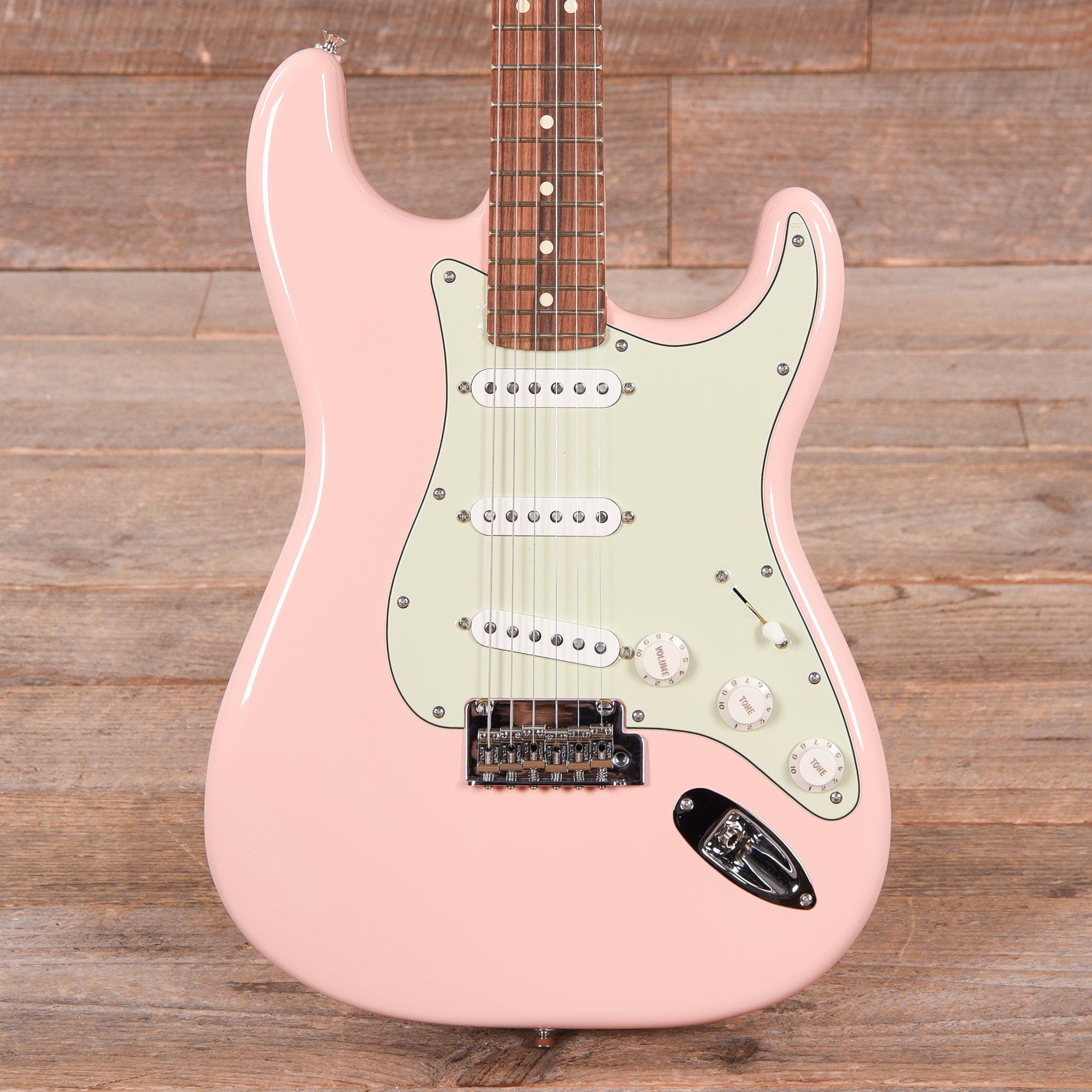 fender stratocaster player shell pink