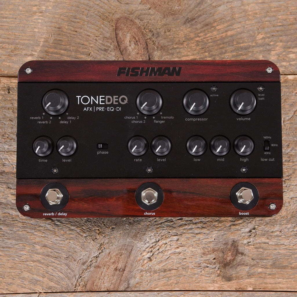 Fishman ToneDeq AFX Preamp, EQ and DI with Dual Effects – Chicago