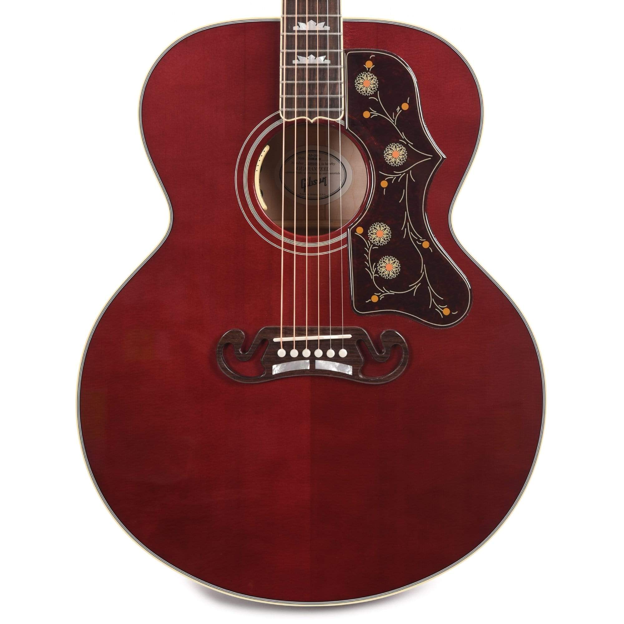 gibson j 200 wine red