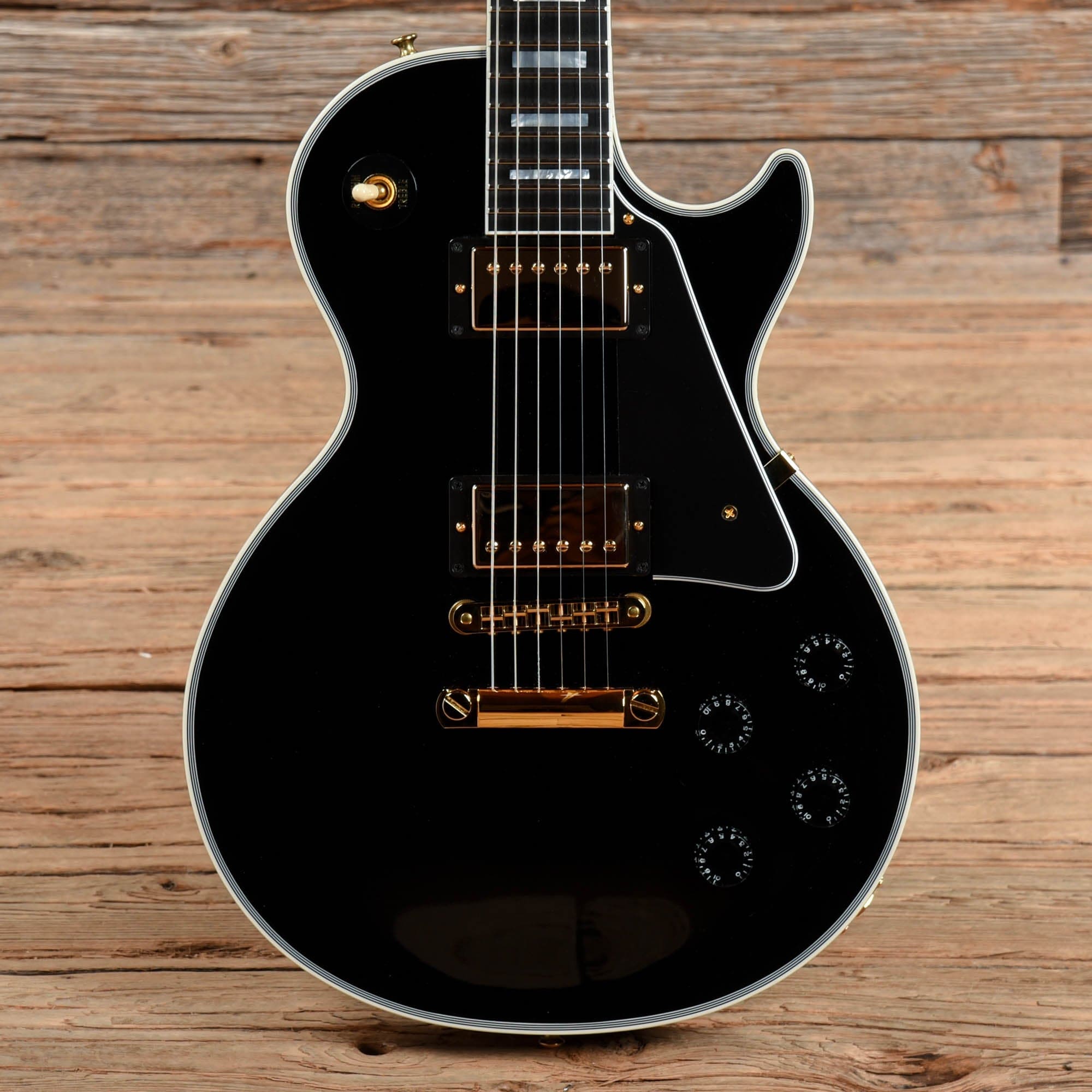 Gibson Custom Les Paul Custom Ebony 2018 – Chicago Music Exchange