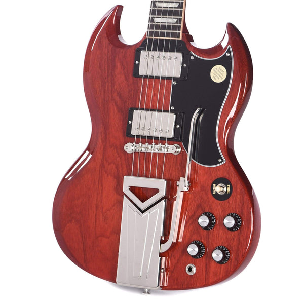 おトク】 Gibson SG Standard '61 Sideways Vibrola Vintage Cherry