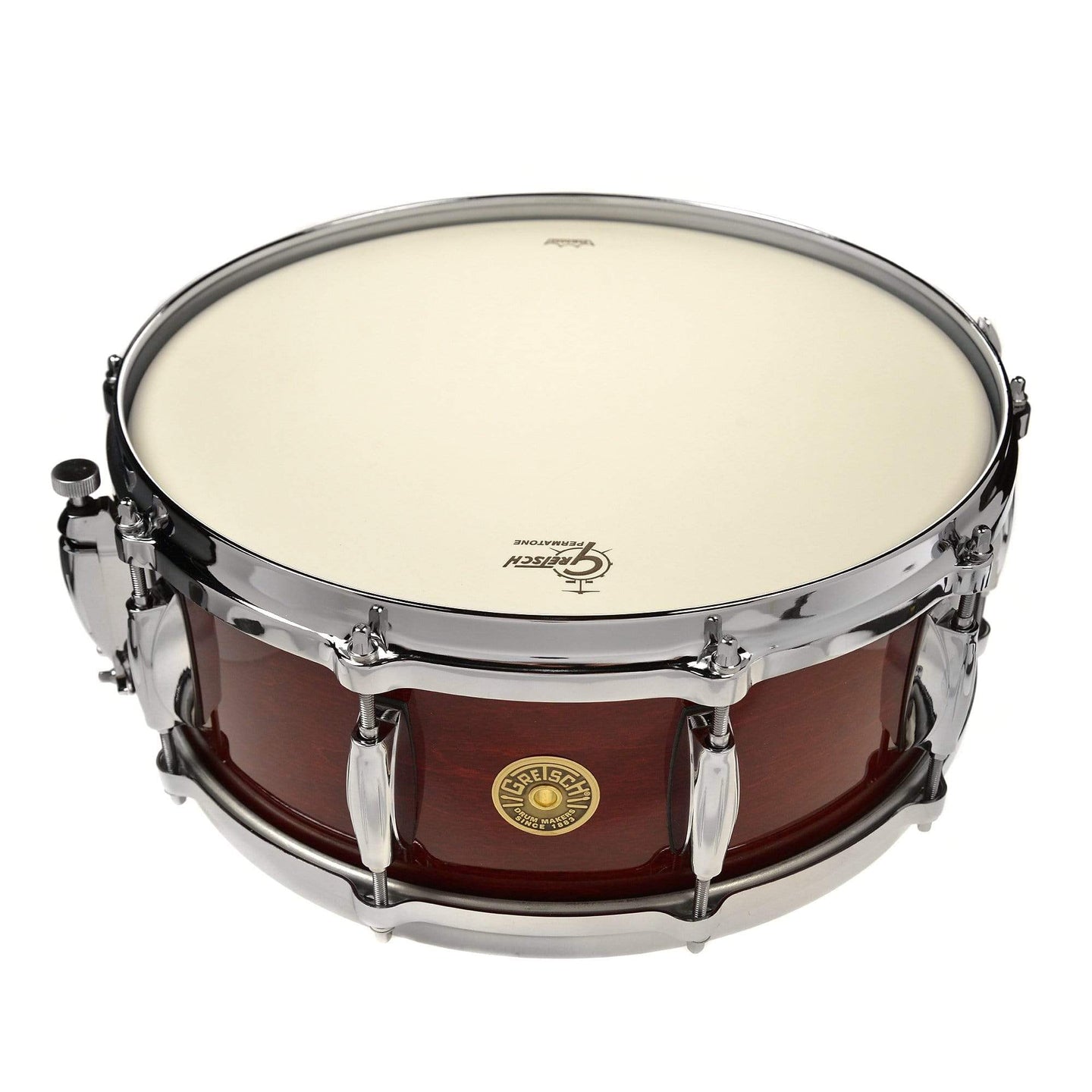 Gretsch 5.5x14 USA Custom Snare Drum Rosewood Gloss Chicago Music