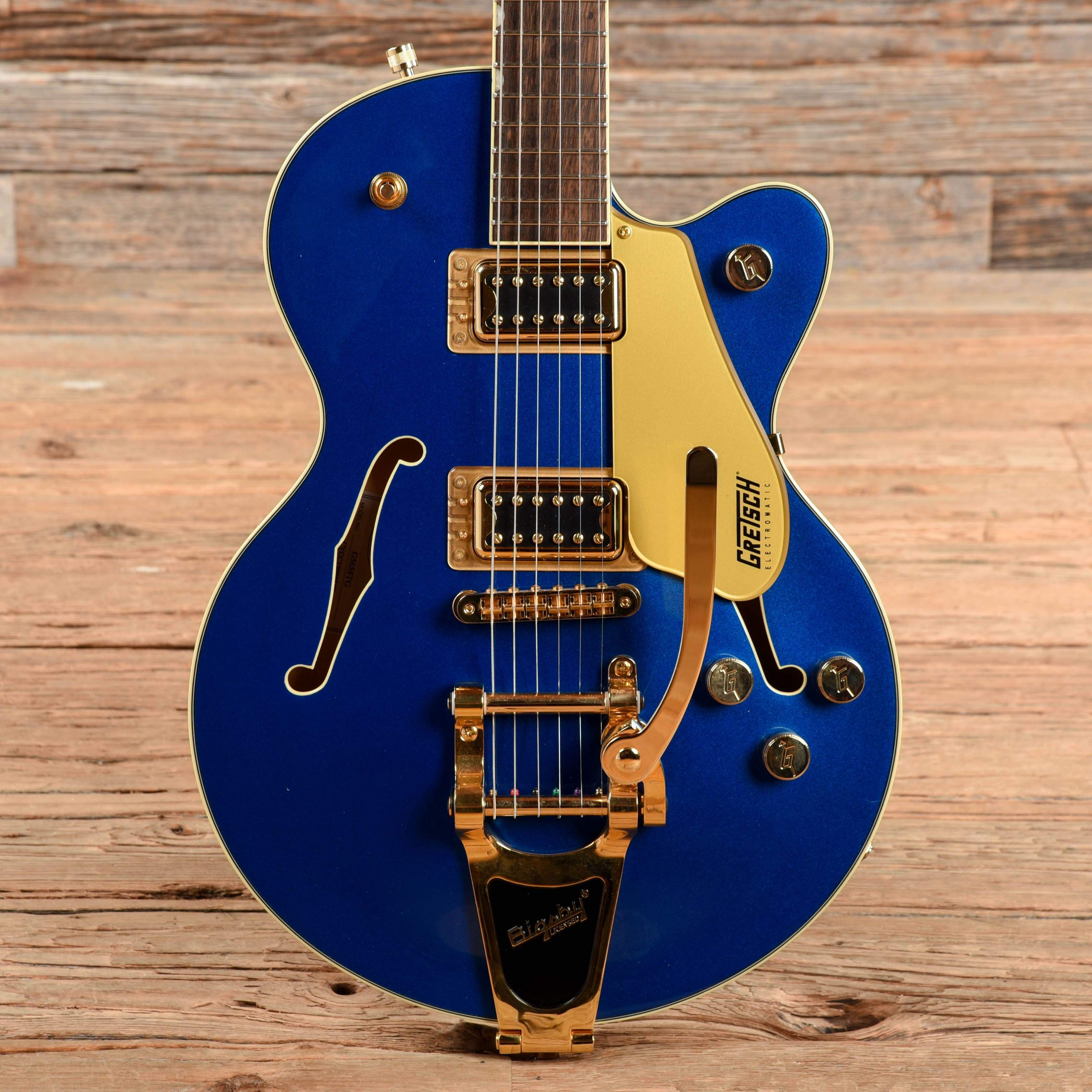 gretsch g5655tg azure blue