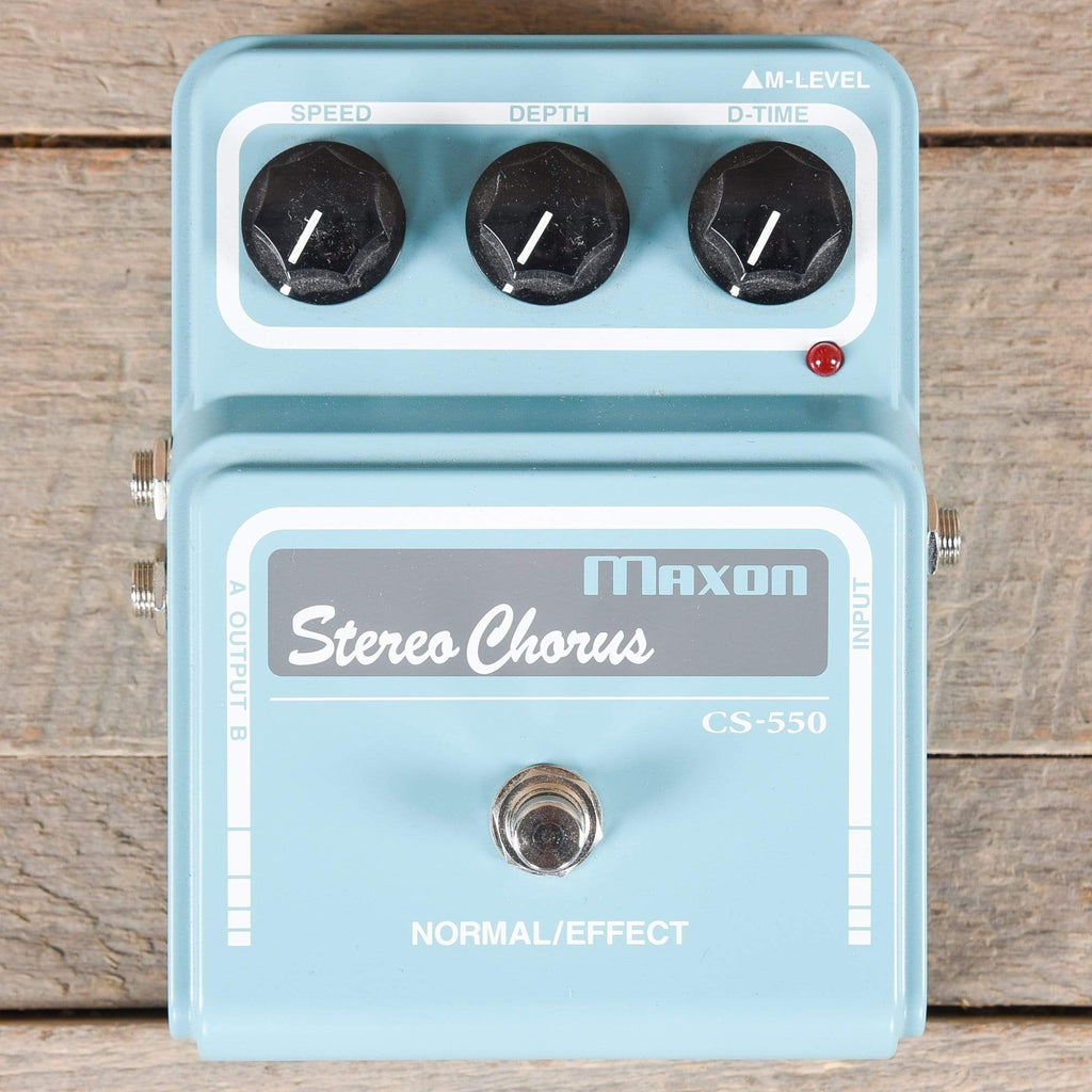Maxon CS-550 Stereo Chorus – Chicago Music Exchange