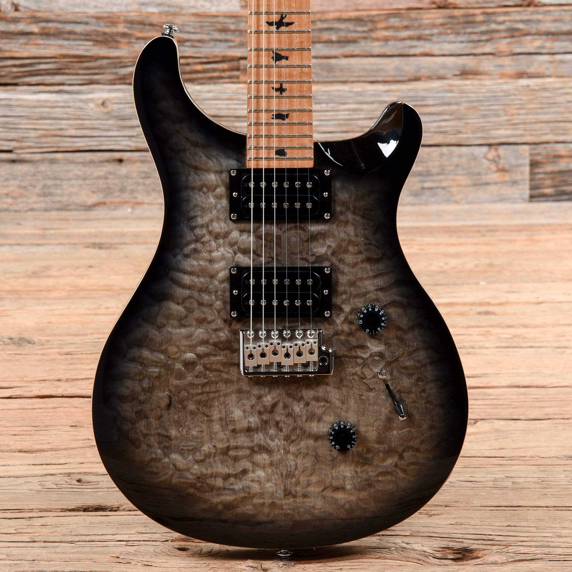 PRS SE Custom 24 with Roasted Maple Fretboard Charcoal Burst 2019