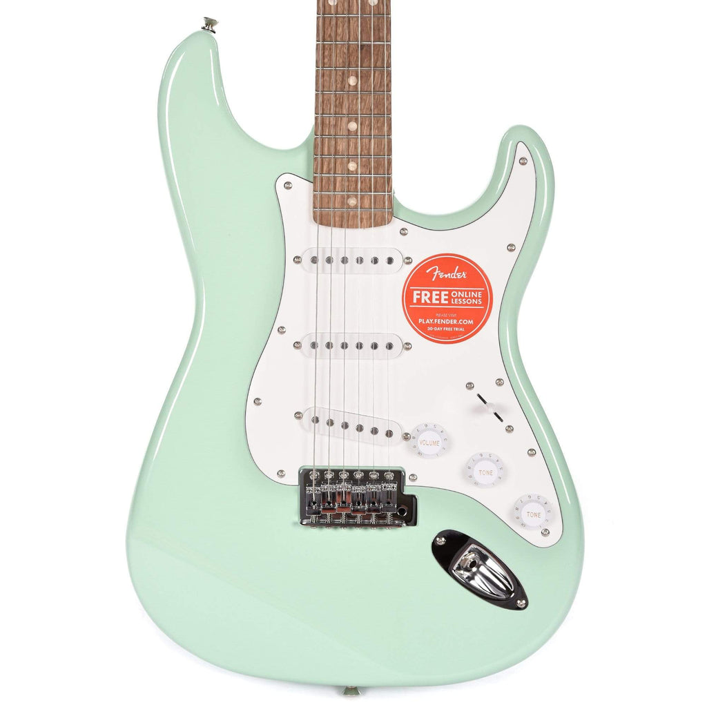 fender squier strat seafoam green