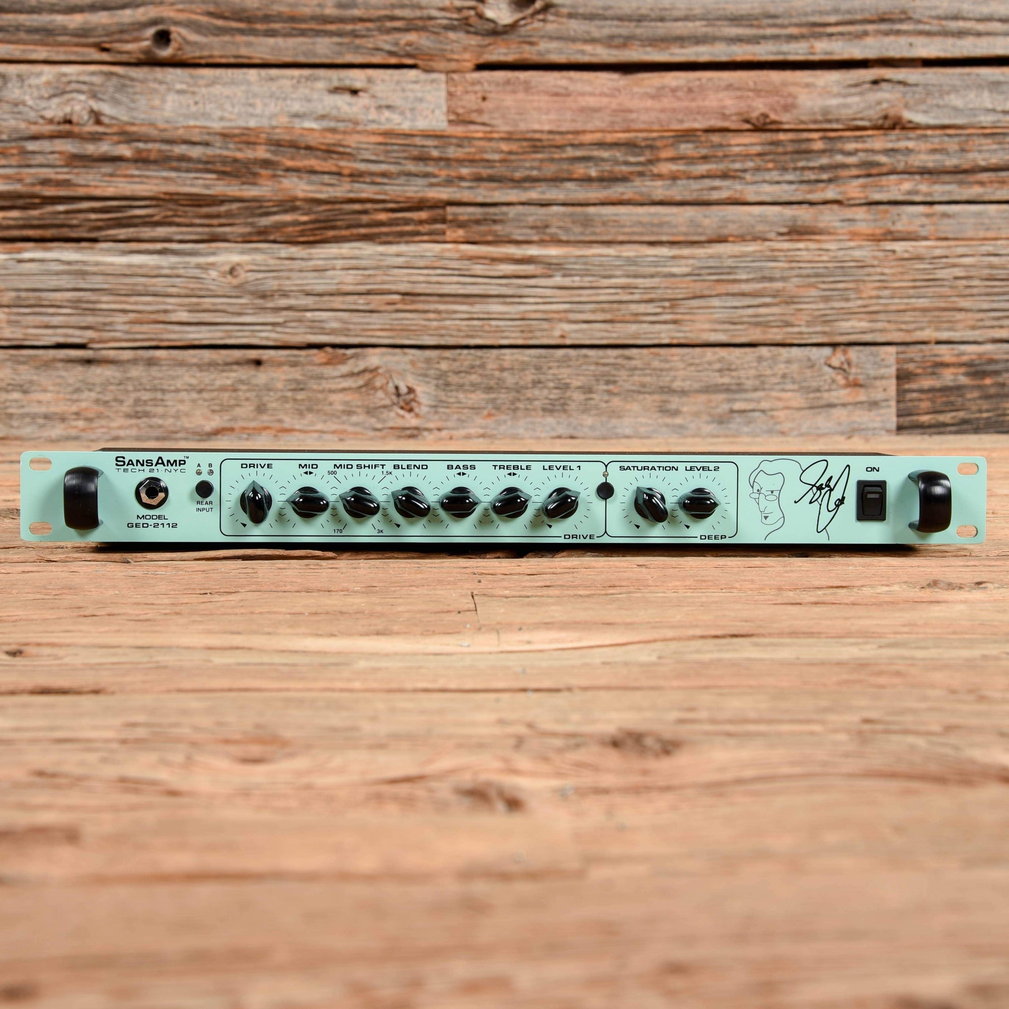 Tech 21 GED-2112 Geddy Lee SansAmp Rackmount Bass Preamp with