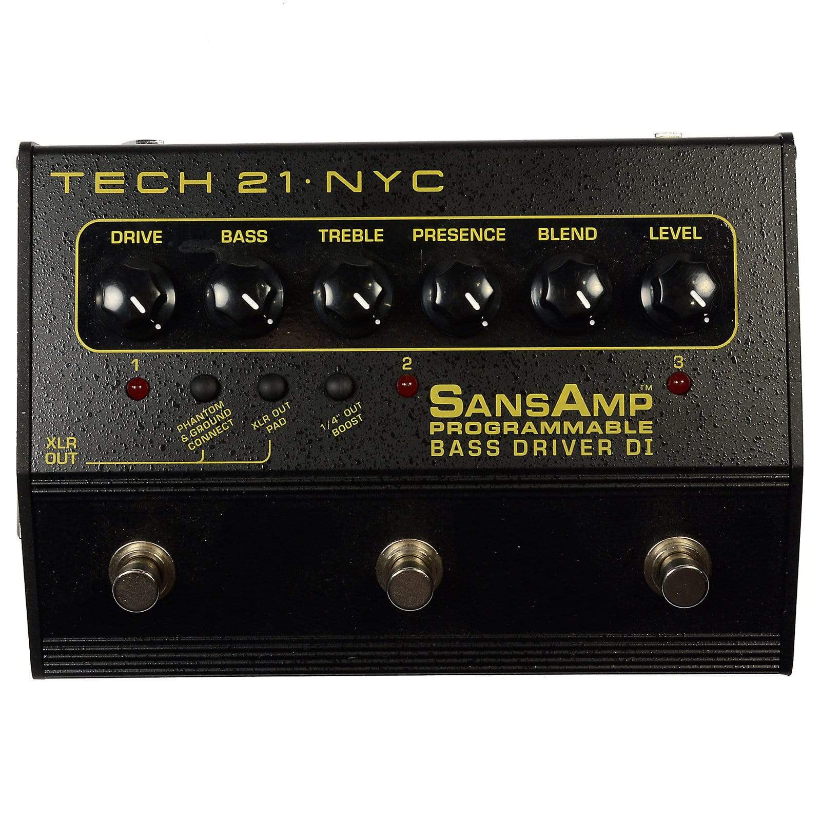 Tech 21 SansAmp 3-Channel Programmable Bass Driver DI